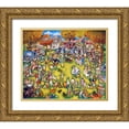 thumbnail image 1 of Bell, Bill 23x20 Gold Ornate Wood Framed with Double Matting Museum Art Print Titled - Dog Show 2, 1 of 4