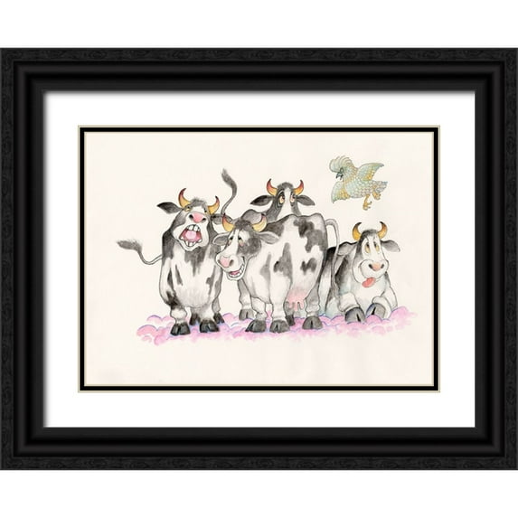 Bell, Bill 24x19 Black Ornate Wood Framed with Double Matting Museum Art Print Titled - 28C