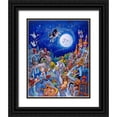 thumbnail image 1 of Bell, Bill 26x32 Black Ornate Wood Framed with Double Matting Museum Art Print Titled - Hey Diddle Diddle, 1 of 4
