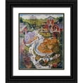 thumbnail image 1 of Bell, Bill 26x32 Black Ornate Wood Framed with Double Matting Museum Art Print Titled - Vertical Zoo, 1 of 4
