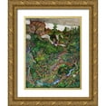 thumbnail image 1 of Bell, Bill 26x32 Gold Ornate Wood Framed with Double Matting Museum Art Print Titled - There are fairies at the bottom of my garden!, 1 of 4