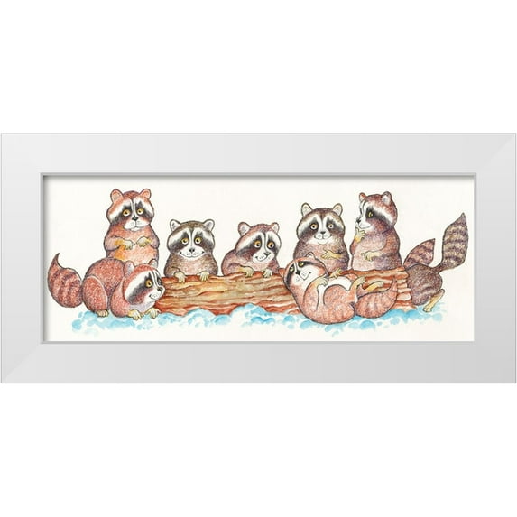 Bell, Bill 32x15 White Modern Wood Framed Museum Art Print Titled - 42B