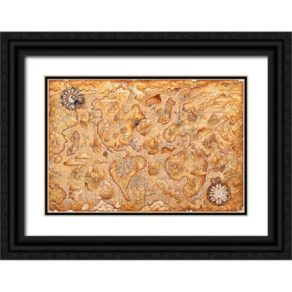 Bell, Bill 32x23 Black Ornate Wood Framed with Double Matting Museum Art Print Titled - Cat History