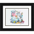 thumbnail image 1 of Bell, Bill 32x25 Black Ornate Wood Framed with Double Matting Museum Art Print Titled - Bubbles On The Head, 1 of 4