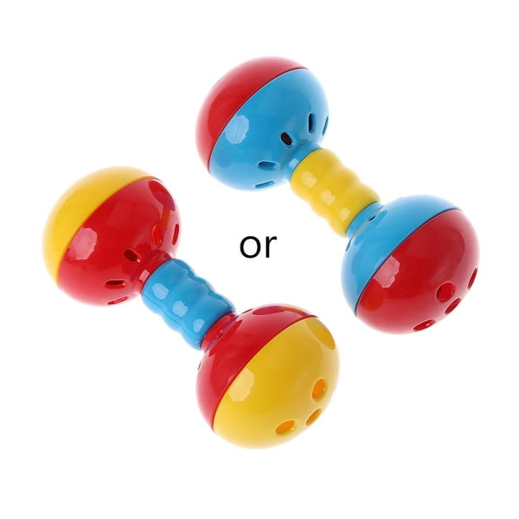 Bell Bird Toy Colorful Dual Balls Toy for African Greys Cockatoo Macaws