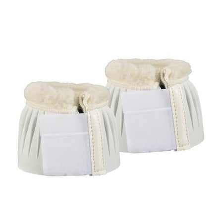 Bell Boots Ribbed with Fleece, White - Extra Large