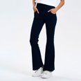 thumbnail image 1 of Bell Bottom Jeans For Women High Waisted Stretchy Flare Jeans Pull On Wide Leg Jeans V Flare Pants, 1 of 7
