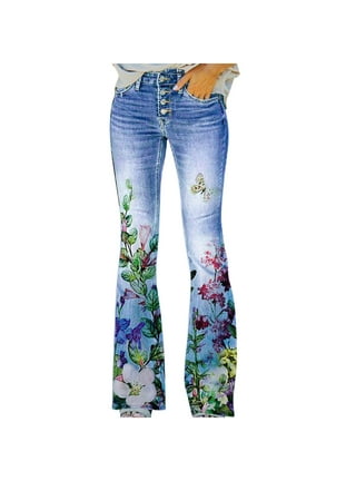 Flared Womens Jeggings in Womens Jeans 
