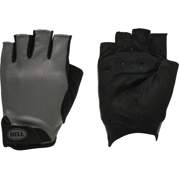 Bell Breeze 400 Half Finger Cycling Gloves - Black/Grey - S/M
