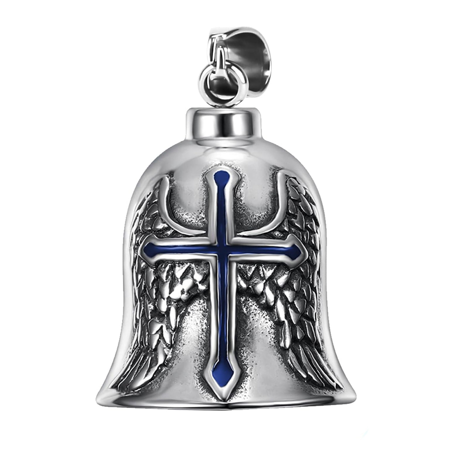 Campanella Moto Campanello Portafortuna Per Moto Gremlin Bell - Angelo Custode In Metallo, Accessorio Motociclista Portafortuna Motociclista