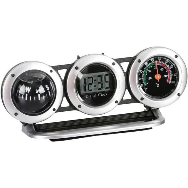 Bell® Clock Compass Thermometer