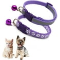 thumbnail image 1 of Bell Collar for Small Dogs, 2-Pack Reflective Cat Collar with Bells Girl Puppy Collar with Bell for XXS XS Tiny Little Kitten Pet Female Dogs, 1 of 6