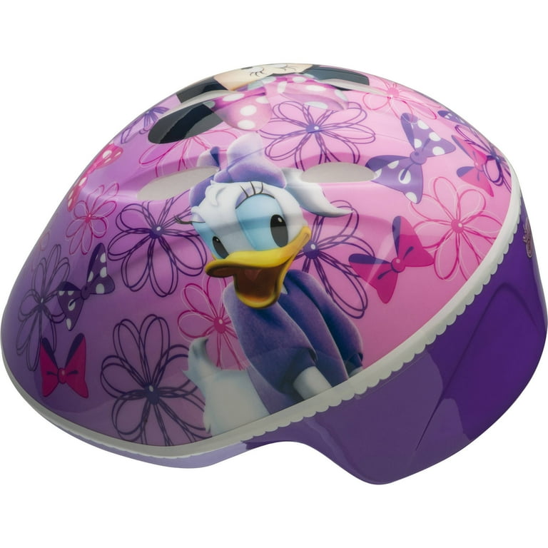 Minnie mouse bike helmet and best sale knee pads