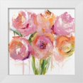 thumbnail image 1 of Bell, Emma 20x20 White Modern Wood Framed Museum Art Print Titled - Pink Peonies, 1 of 4