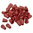 thumbnail image 1 of Bell End Stopper, Cord Rope Lock for Drawstring Bag, Dark Red 100 Pack, 1 of 5