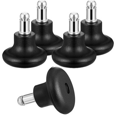 FOH Anti-Slip Office Chair Glides – 7/16” Dia Bell Chair Wheels, Swivel Caster Set