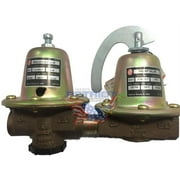 Bell & Gossett 110199 Lead Free 1/2 Model 8 Dual Unit Pressure Reducing and Pressure Relief Valve