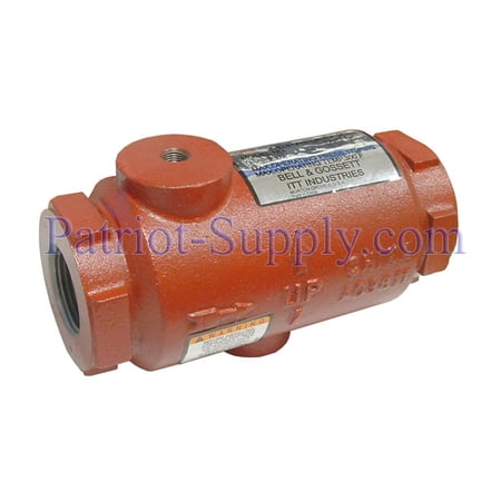 Bell & Gossett 112118 IAS-1 Inline Air Separator 1" NPT With 1/8" Vent Tapping