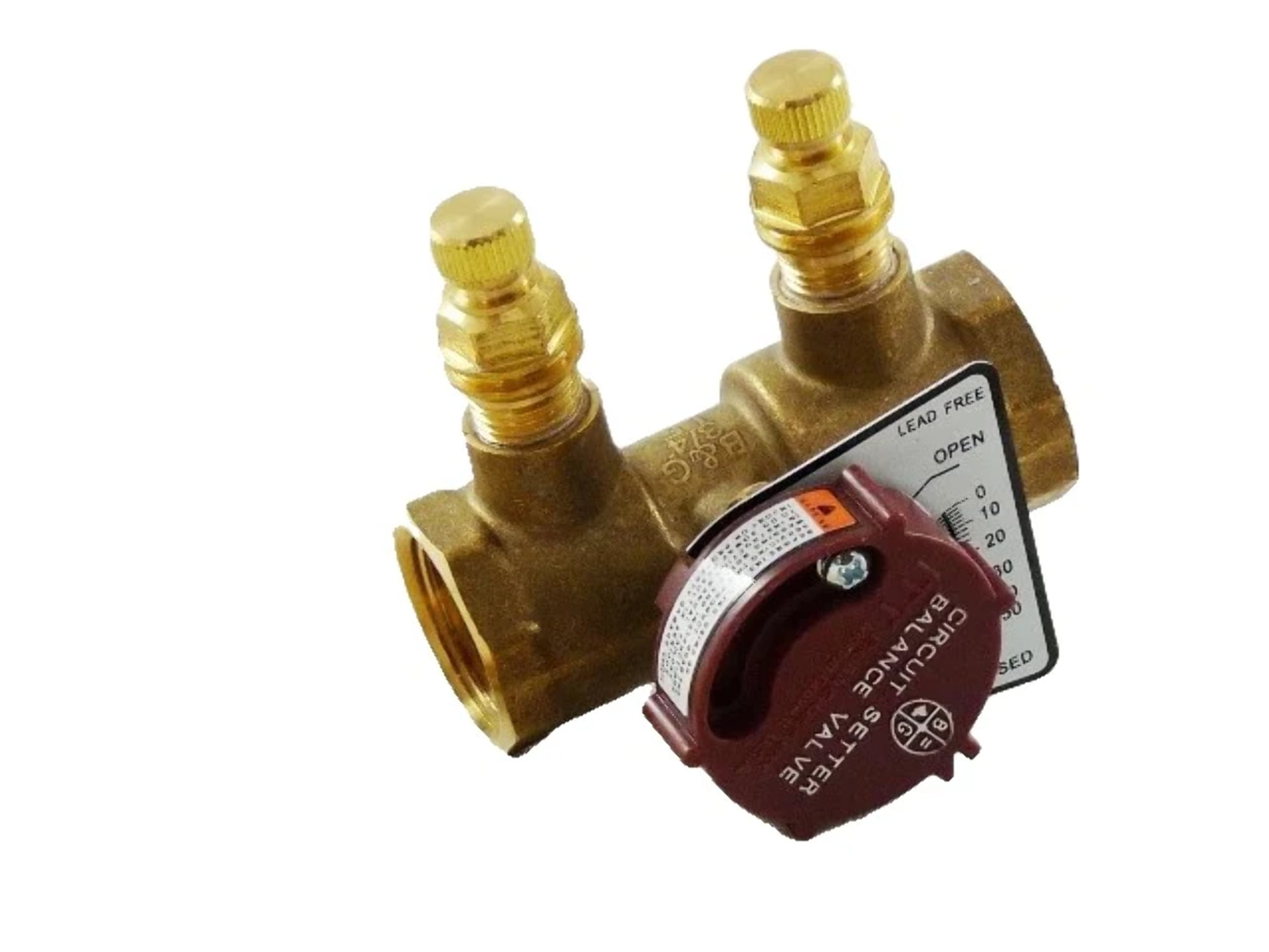 Fire Hydrant/Hose Splitter Valve, Brass-Gated WYE