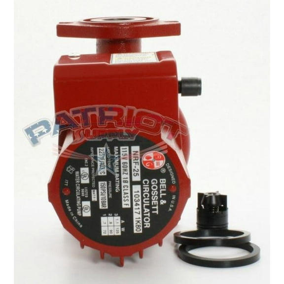 Hydronic Circulating Pump, 1/15 hp, 115V, 1 Phase, Flange Connection