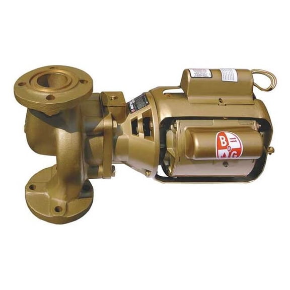 Hydronic Circulating Pump, 1/6 hp, 115V, 1 Phase, Flange Connection