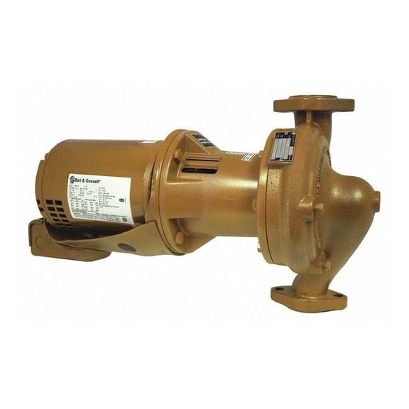 Bell & Gossett Circulating Pump,1/3hp,115/208-230VAC 1EF019LF