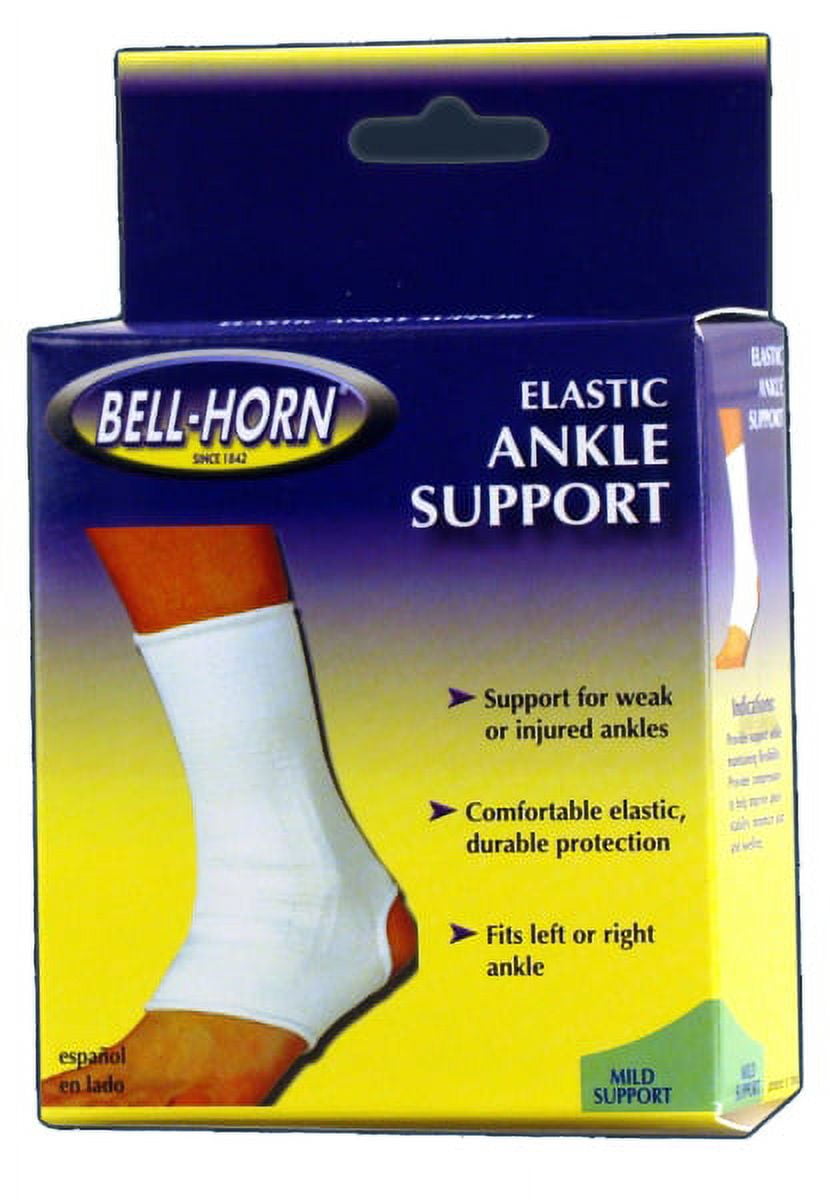 最も信頼できる Bell-Horn ELASTIC ANKLE SUPPORT WHITE/BEIGE - Walmart.com サポーター