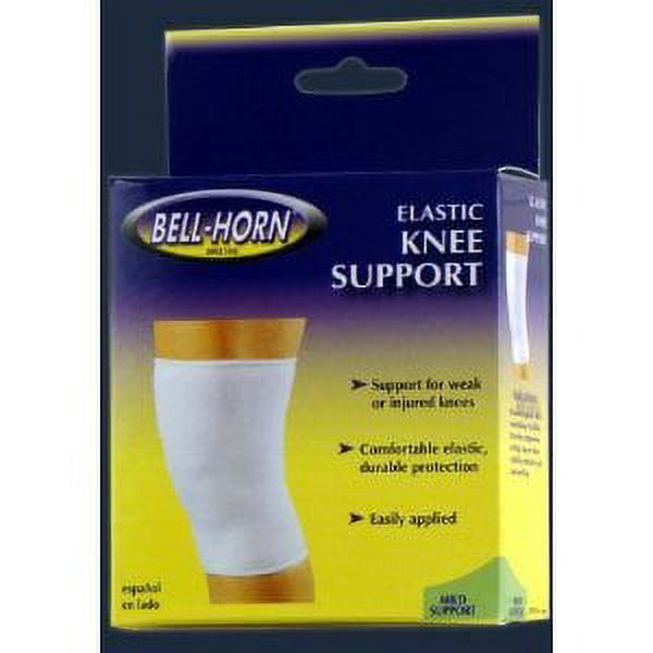 Bell-Horn Elastic Knee Support / Compression Sleeve, Beige