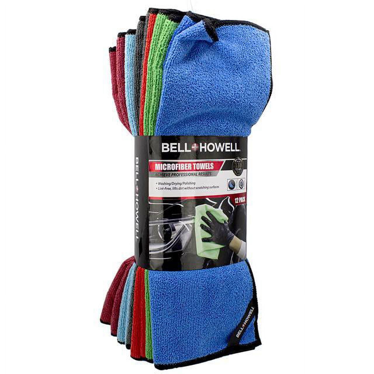 Bell Howell 12PK Micro Fiber Towels - Walmart.com