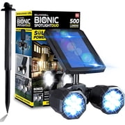 Bell and Howell Bionic Spotlight Duo Solar Outdoor Security Light Solar Lights 120° Beam Angles