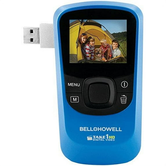 Bell+Howell Blue T10hd 720p HD Take1HD Digital Video Camcorder with Flip-Out USB