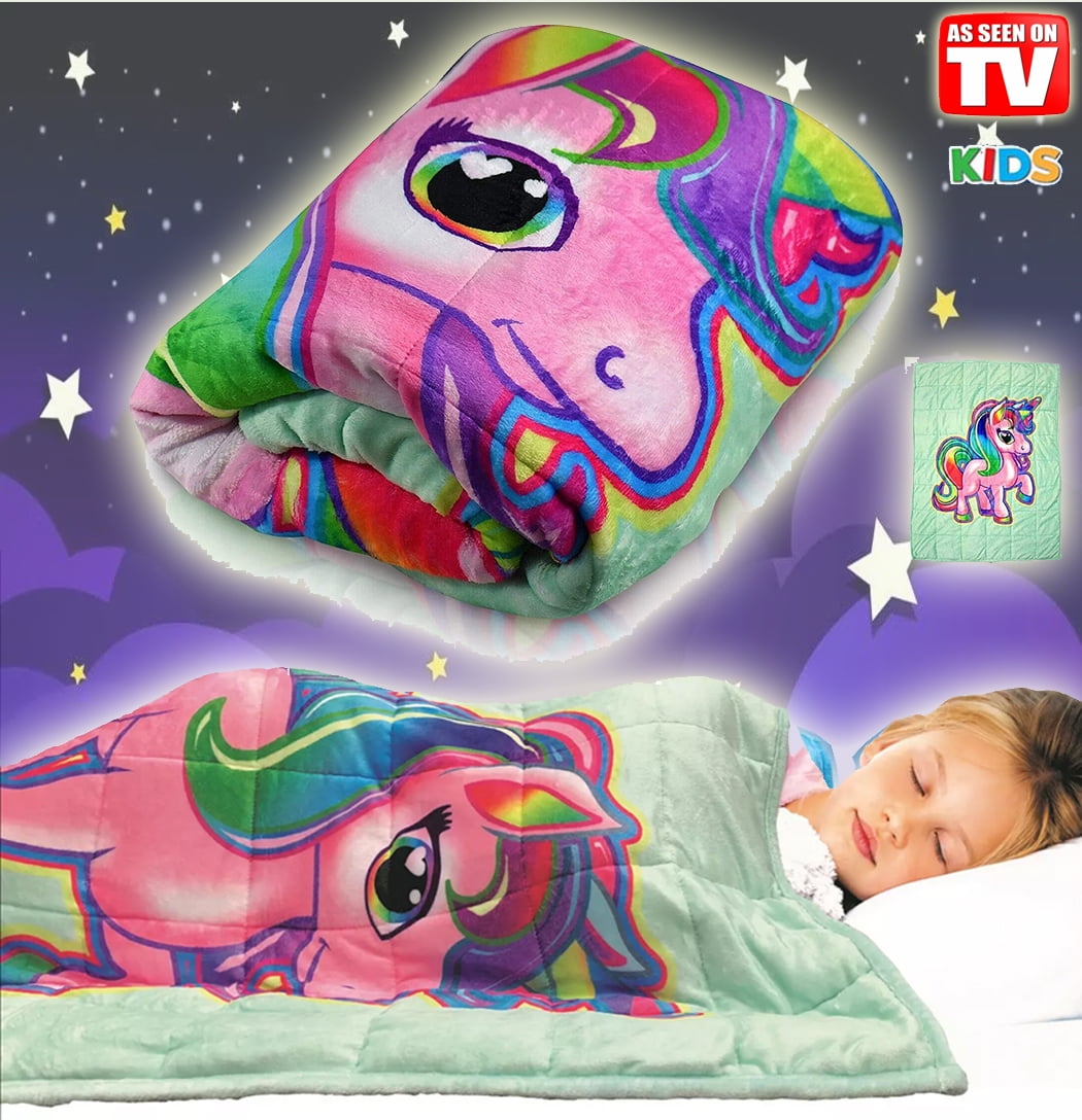 Bell Howell Kids Calming Weighted Blanket Ultra Soft and