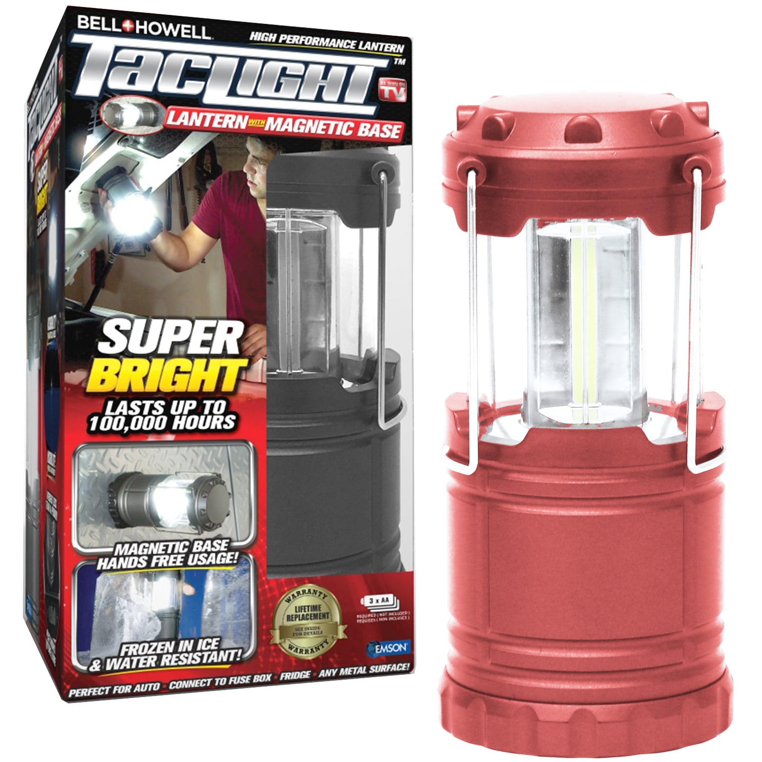 Bell & Howell Set of 4 Torch Handy Lantern and Flashlight 