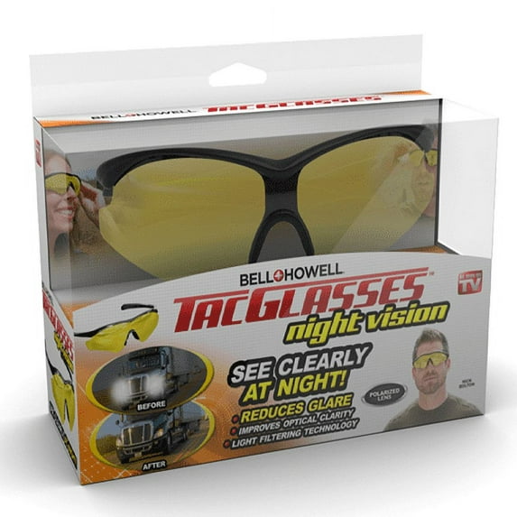 Bell + Howell Night Vision TacGlasses, Special Ops with Anti Reflective Coating