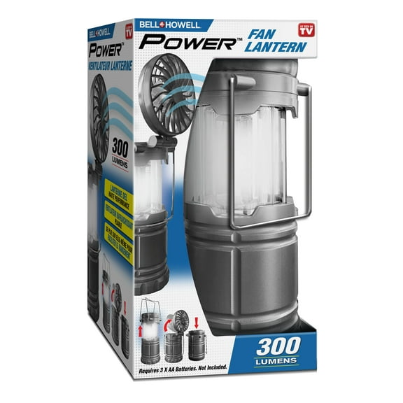 Bell+Howell Power Fan 300 Lumens Electric Camping Lantern