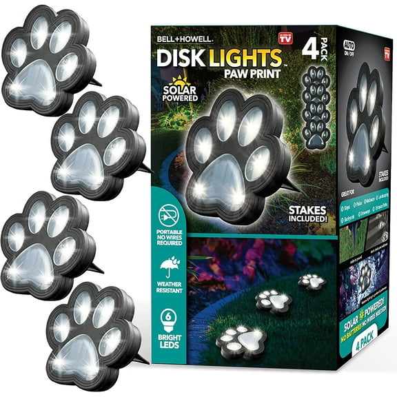 Bell+Howell Solar Black LED Landscape and Walkway Light