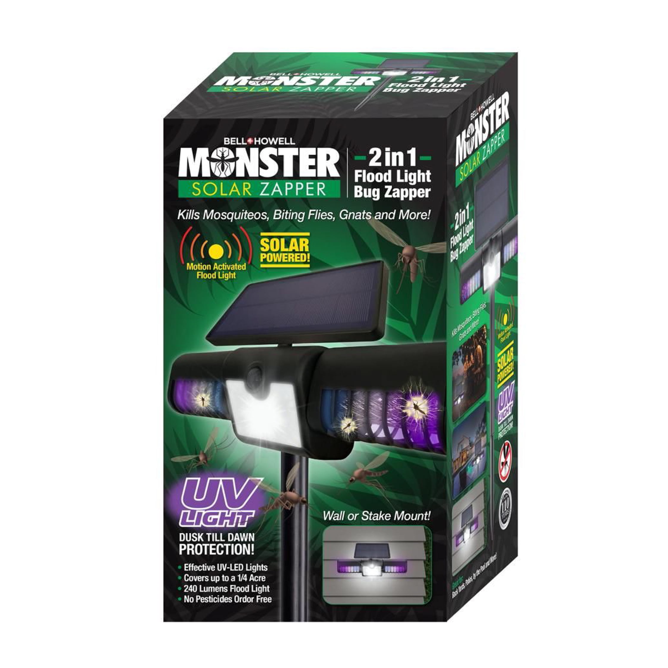 Bell and howell sale solar bug zapper