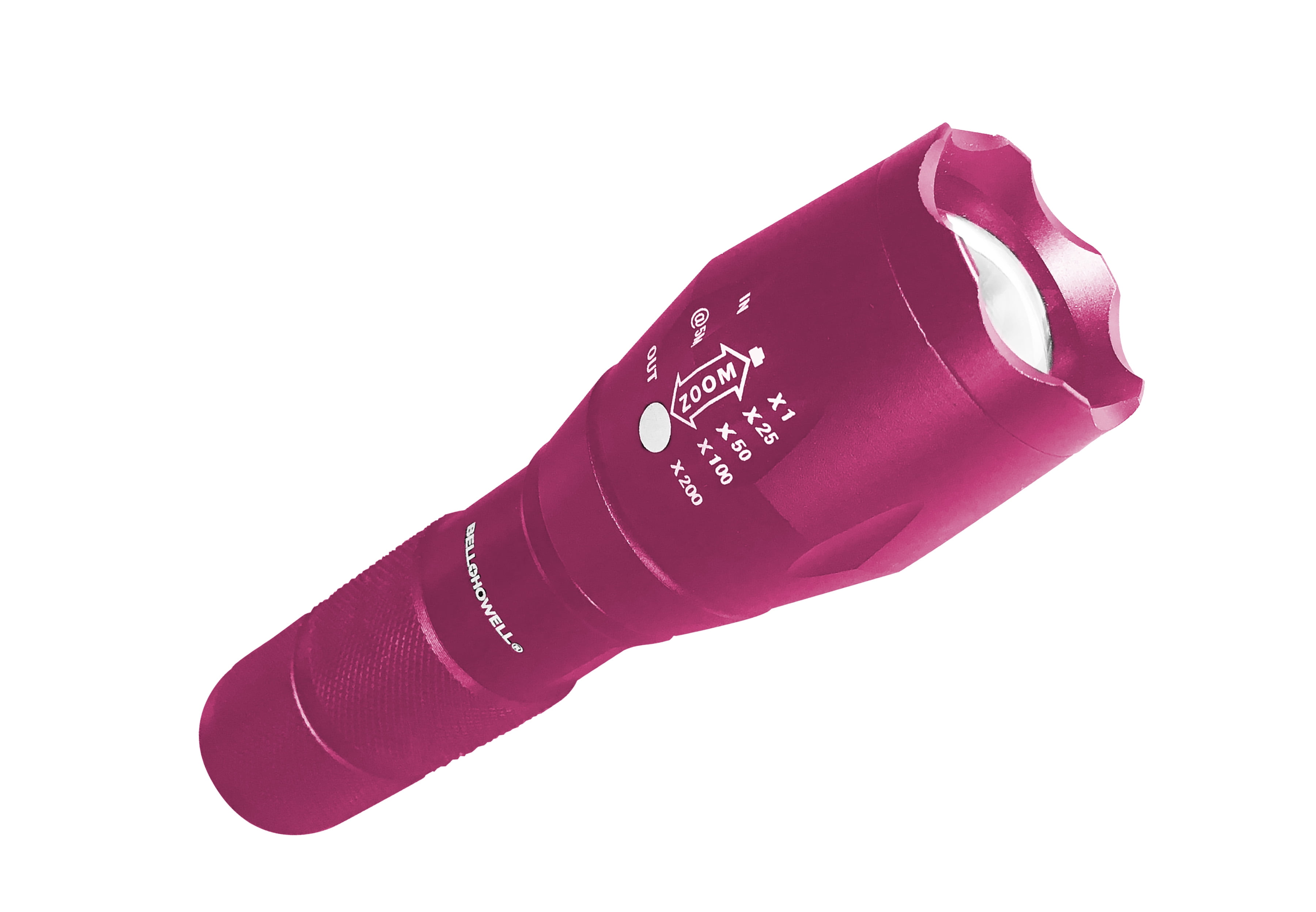 Bell Howell Taclight High Powered Camping Flashlight Pink As