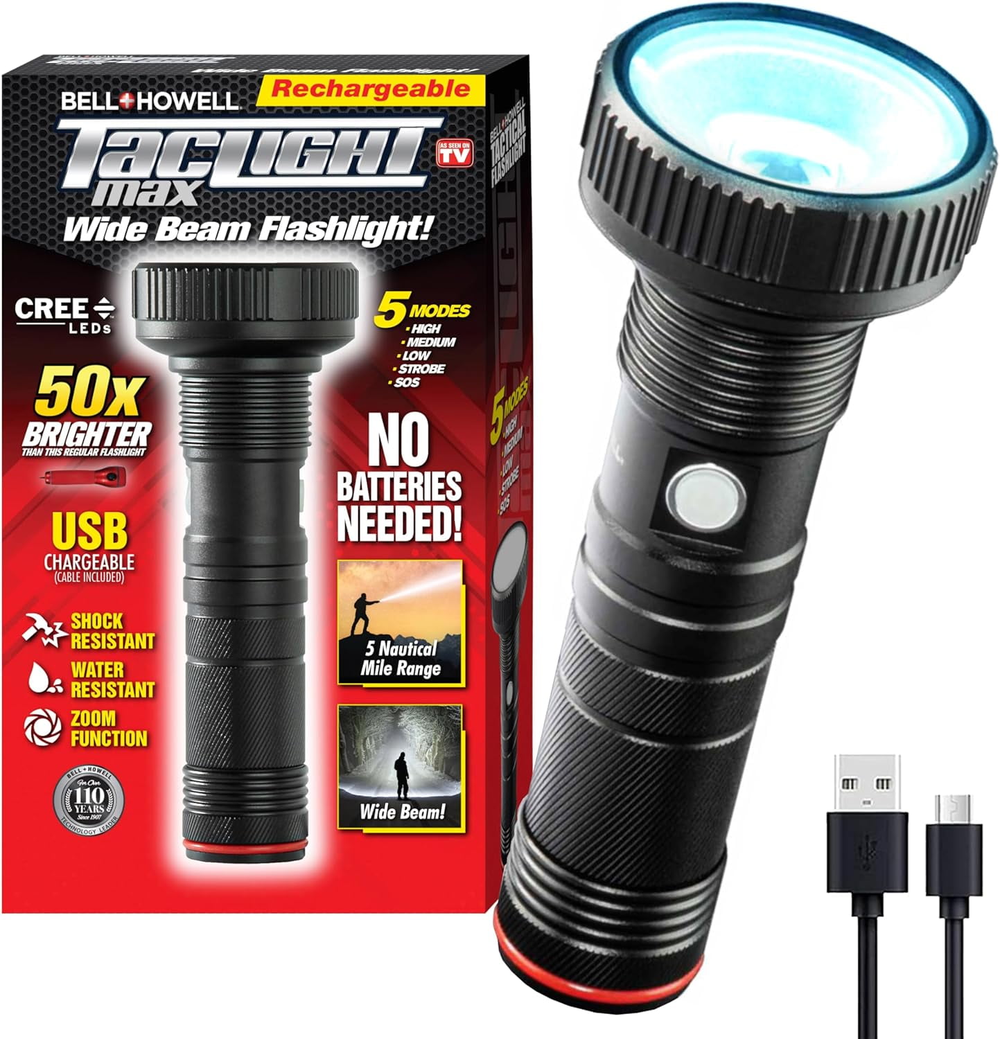 Bell+Howell Taclight Max Flashlight