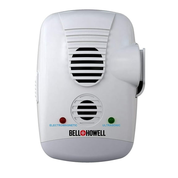Bell + Howell Ultrasonic Electromagnetic Pest Repeller with AC Outlet and Switch