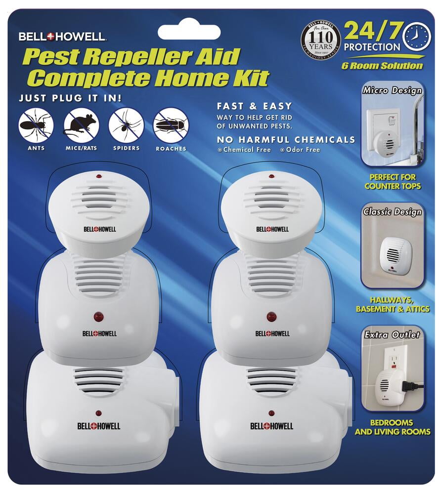 Bell+Howell Ultrasonic Pest Repeller Total Home and Garage 12-pack -  21426367