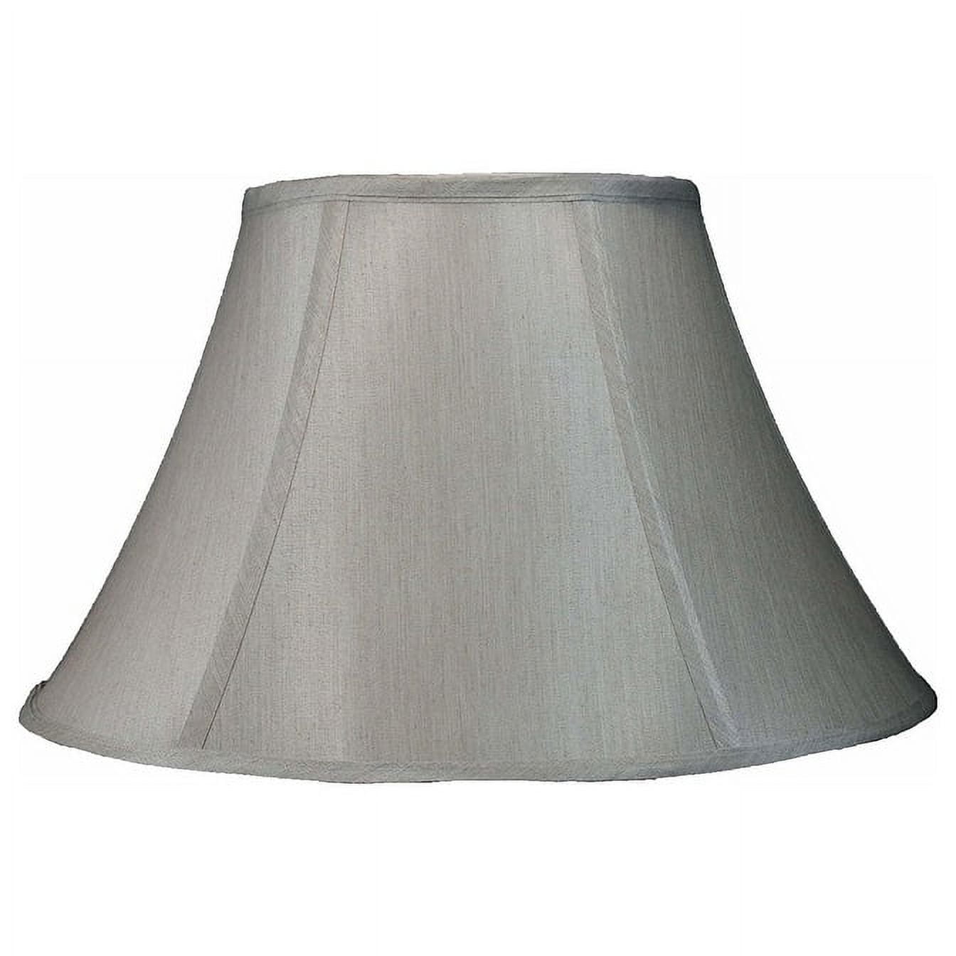 Champagne Faux Silk Bell Lamp Shade, 14" x 8.25"