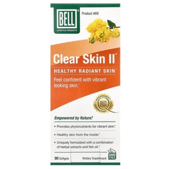 Bell Lifestyle 785365 Clear Skin II, 90 Softgels