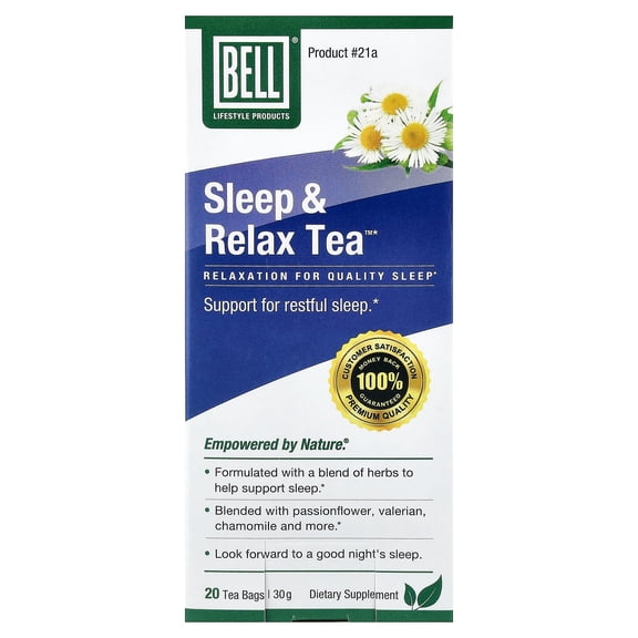 Bell Lifestyle Sleep & Relax Tea, 20 Teabags