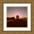 thumbnail image 1 of Bell, Lillian 12x12 Gold Ornate Wood Framed with Double Matting Museum Art Print Titled - Sunset Field II, 1 of 4