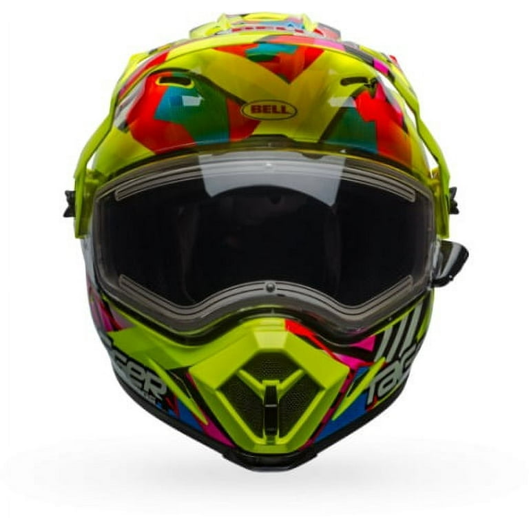Bell MX 9 Adventure Electric Shield Snowmobile Helmet Tagger Double Trouble XXL XX Large
