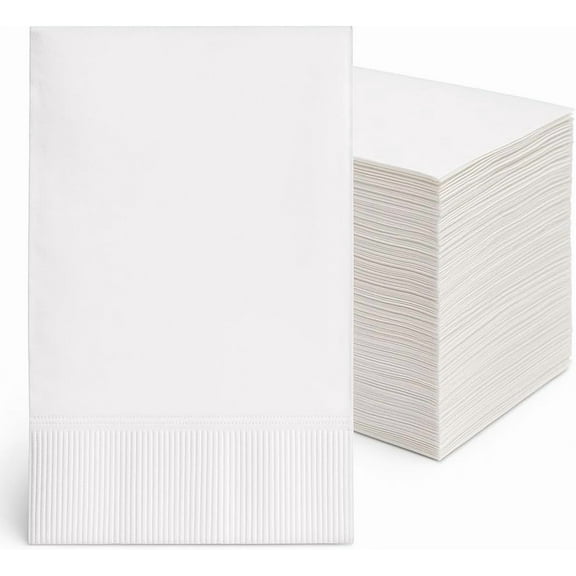 Perfect Stix White Paper Dinner Napkins – 300 Count Disposable Napkins for Parties, Events, Catering, and Everyday Use