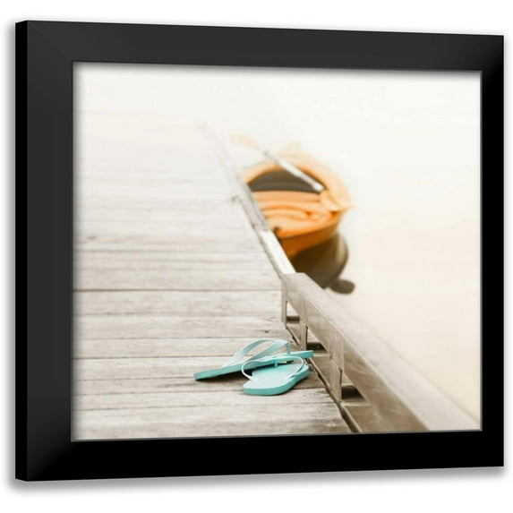 Bell, Nicholas 15x15 Black Modern Framed Museum Art Print Titled - Summer at the Lake