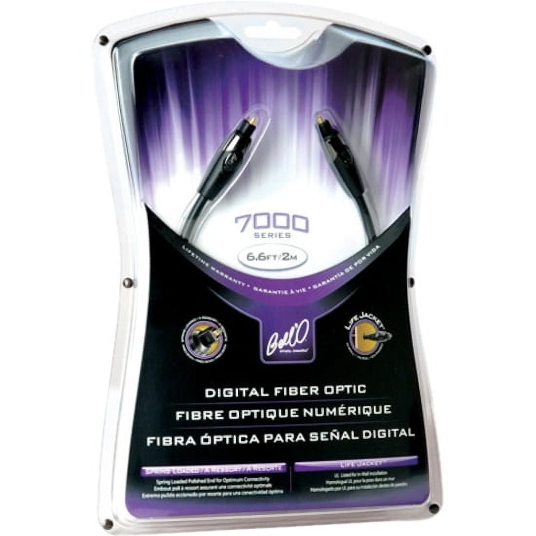 Bell'O 7000 Series DF7206 Digital Fiber Optic Audio Cable