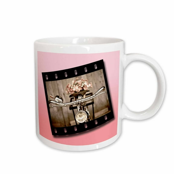 3drose, Bell on Bike, 15oz Mug